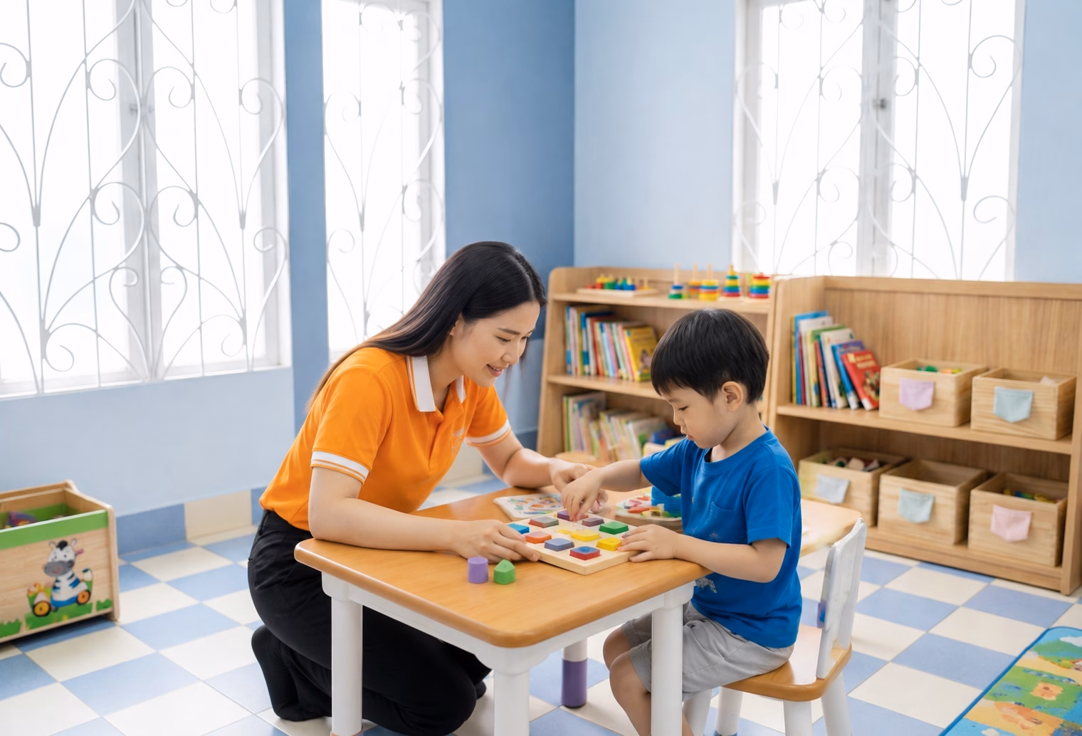 Half-day program in Phnom Penh classroom at My Little Pumpkin